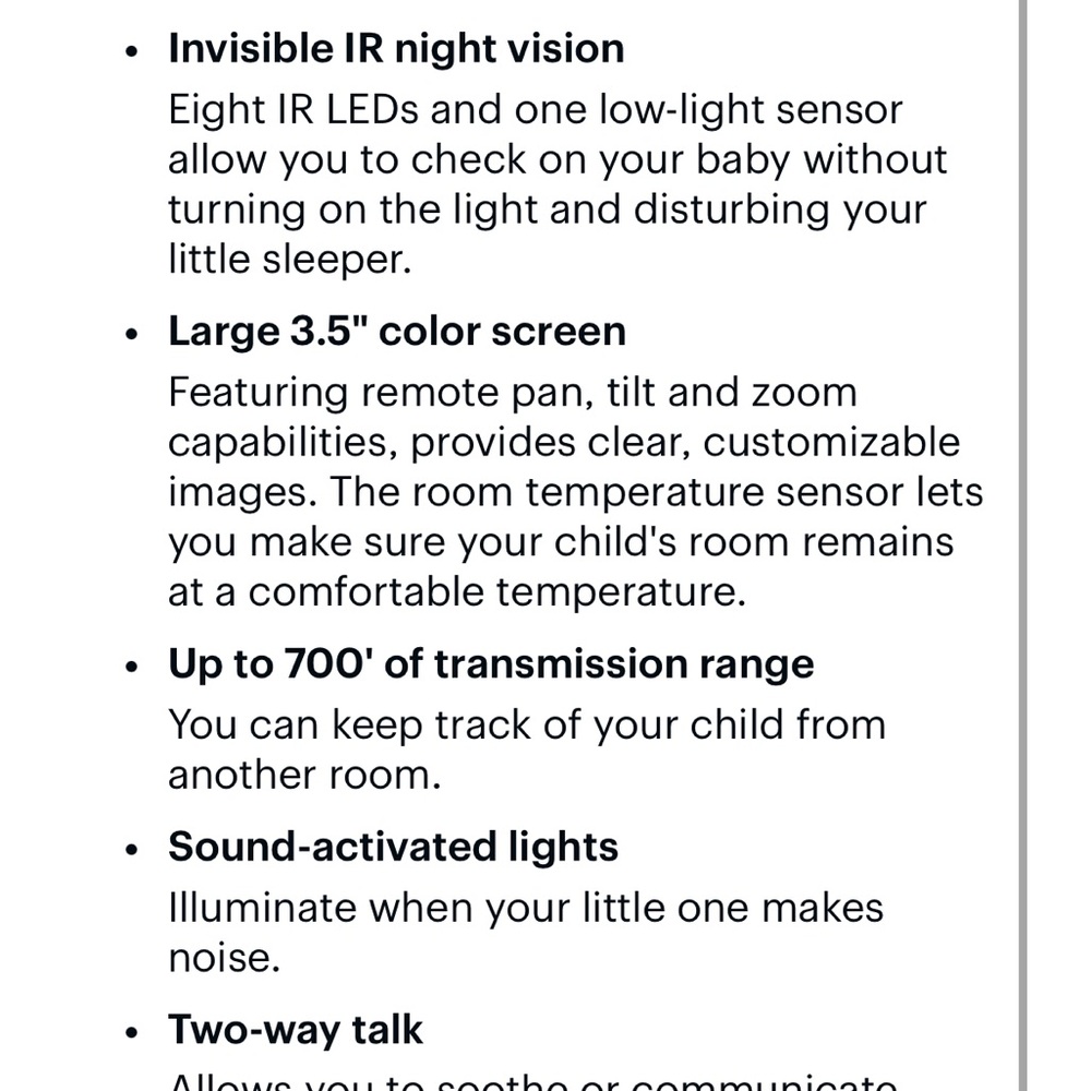 Infant Optics Baby Monitor with Camera - Picture 4 of 4